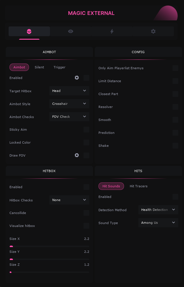 Magic Roblox External menu